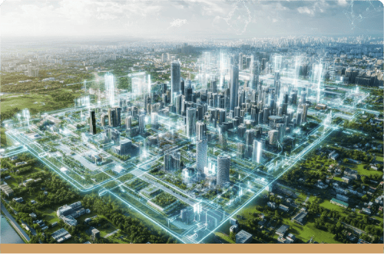 OVIVIA CIM (City Information Modeling) for Smart Cities & Infrastructure. AI-powered Digital Twin optimizing urban planning, traffic flow, and infrastructure with real-time data insights.